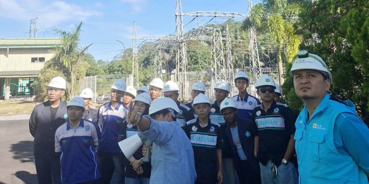 Belajar Konversi Energi Baru Terbarukan, Mahasiswa Prodi Elektro Unisan Gorontalo Disambut Manajemen PLTP Lahendong