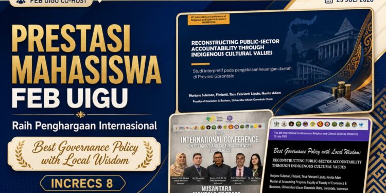 Mahasiswa FEB Universitas Ichsan Gorontalo Utara Raih Penghargaan Internasional pada INCRECS 2026