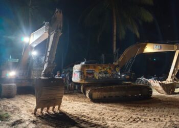 Polres Pohuwato Amankan Dua Excavator saat Tertibkan Dugaan PETI di Dengilo