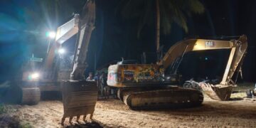 Polres Pohuwato Amankan Dua Excavator saat Tertibkan Dugaan PETI di Dengilo