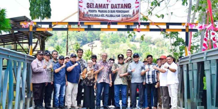 PGM dan Pemerintah Kabupaten Gorontalo Bangun Kembali Jembatan Bailey Sepanjang 42 Meter