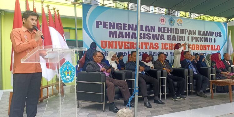 PKKMB Universitas Ichsan Gorontalo, Frengki Ingatkan Mahasiswa Menjunjung Anti-Kekerasan