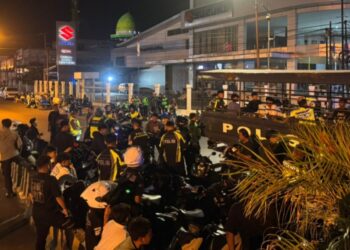 Polresta Gorontalo Kota Amankan 24 Motor dari Balap Liar