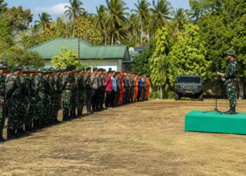 Hadapi Musim Kemarau, Kodim 1314 Gorut Siagakan Pasukan Antisipasi Karhutla