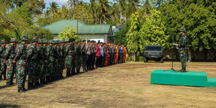 Hadapi Musim Kemarau, Kodim 1314 Gorut Siagakan Pasukan Antisipasi Karhutla