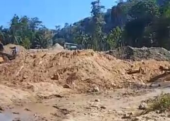11 Alat Berat Terus Beraktivitas Usai Ditertibkan, PETI Pasir Putih Diduga Sulit Disentuh