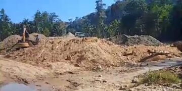 11 Alat Berat Terus Beraktivitas Usai Ditertibkan, PETI Pasir Putih Diduga Sulit Disentuh