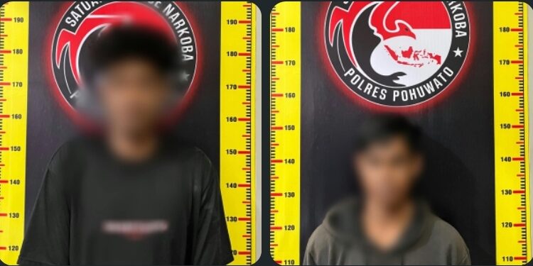 Polisi Tangkap Dua Pria di Pohuwato, Sabu Rp1,4 Juta Diduga Dibeli Lewat Instagram